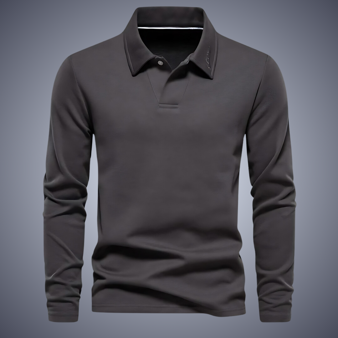 Polo Homme Manches Longues Marine
