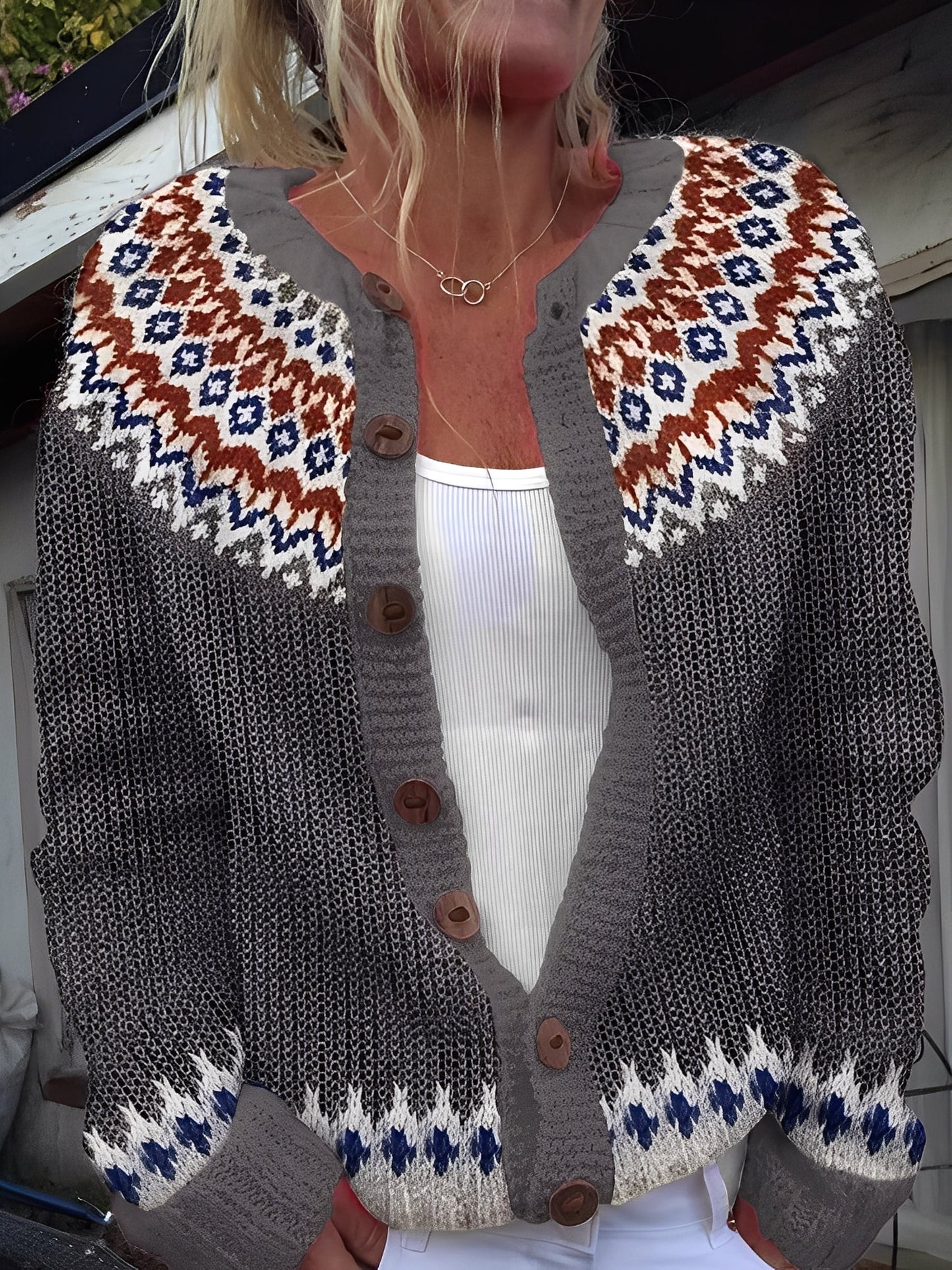 Cardigan Femme Élégant en Maille Douce