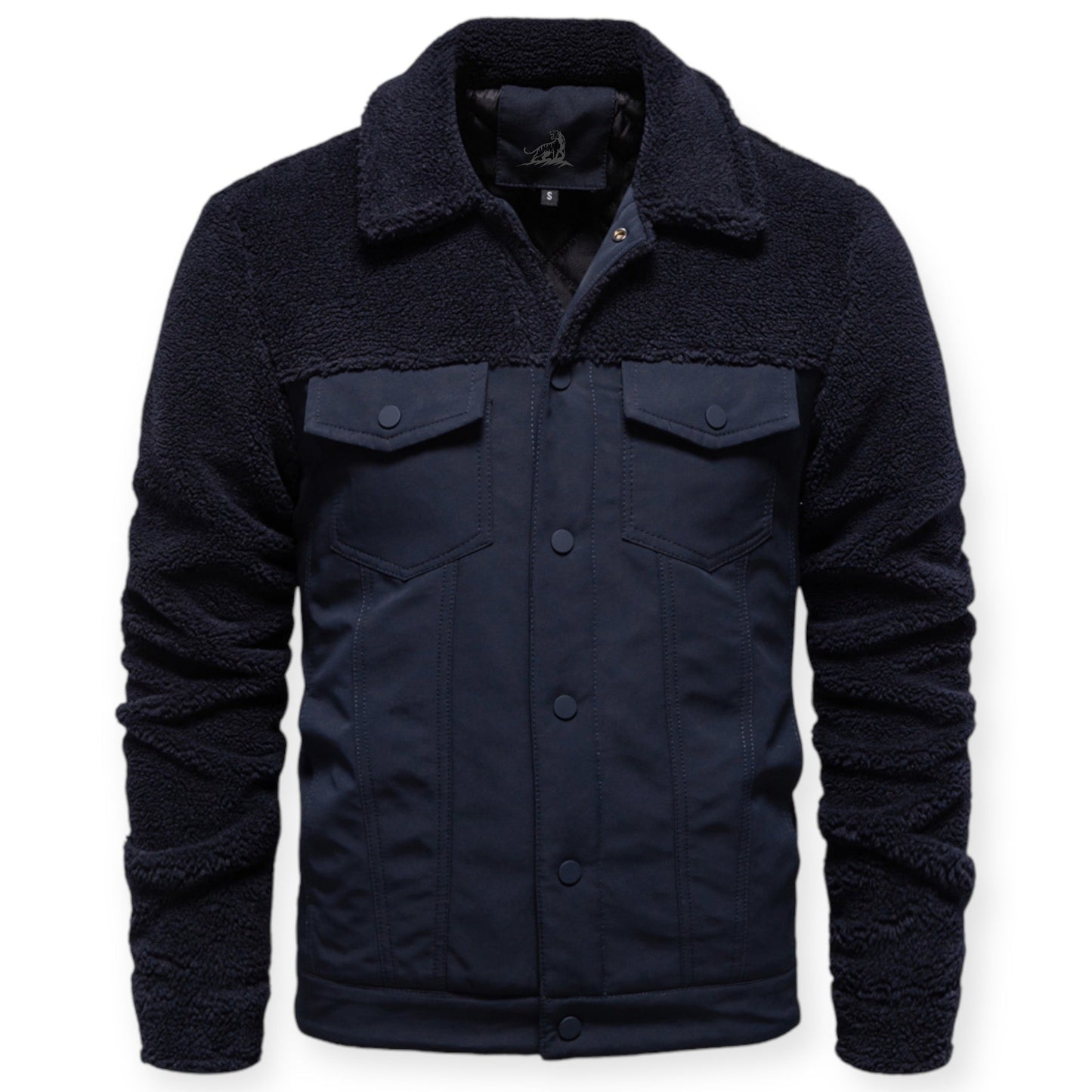 Veste Hivernale Chaude avec Fermeture Éclair pour Homme