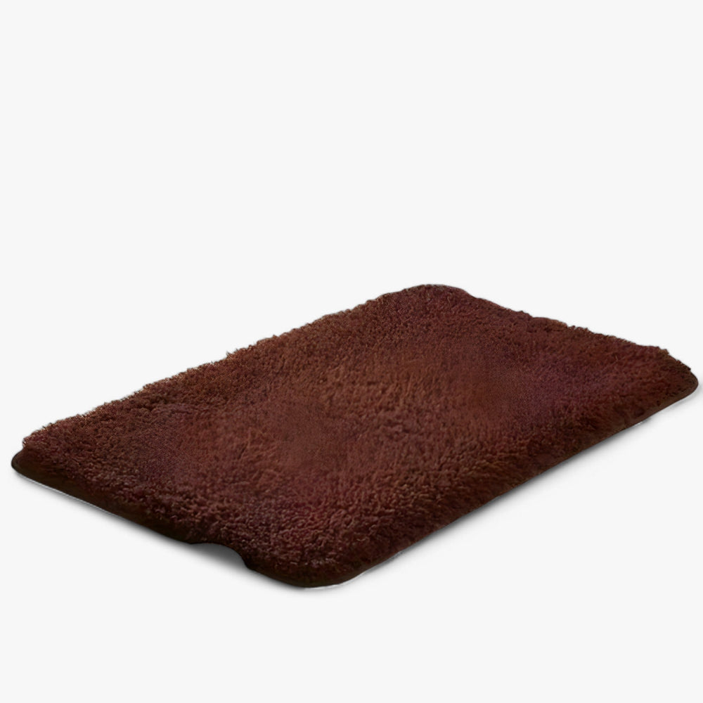 Tapis de bain moelleux et absorbant avec grande adhérence