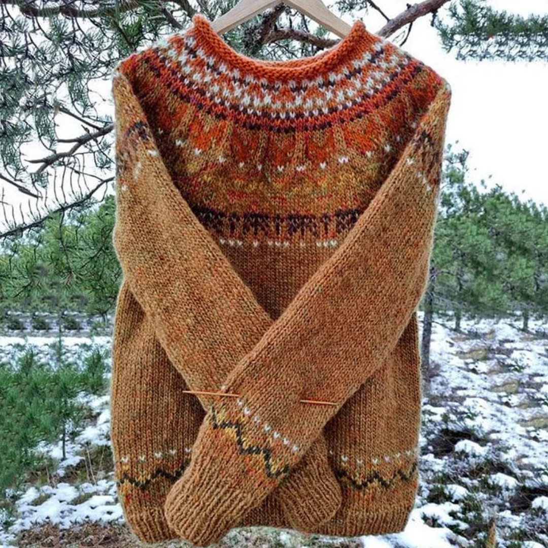 Pull Femme Hiver Coloré – Tricot Chaud et Douillet