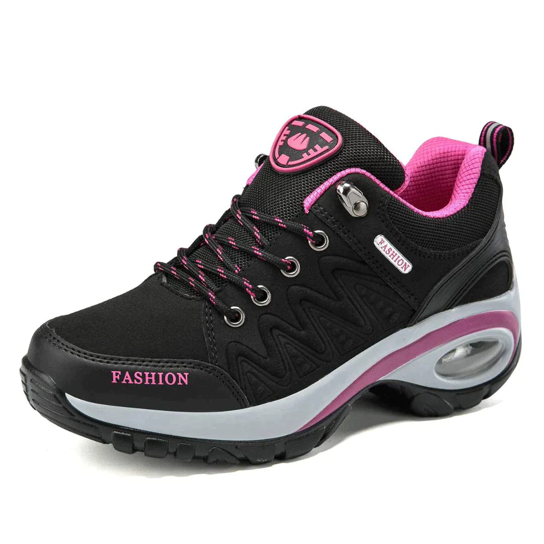 Baskets Féminines Rose Confortables à Semelle Élastique