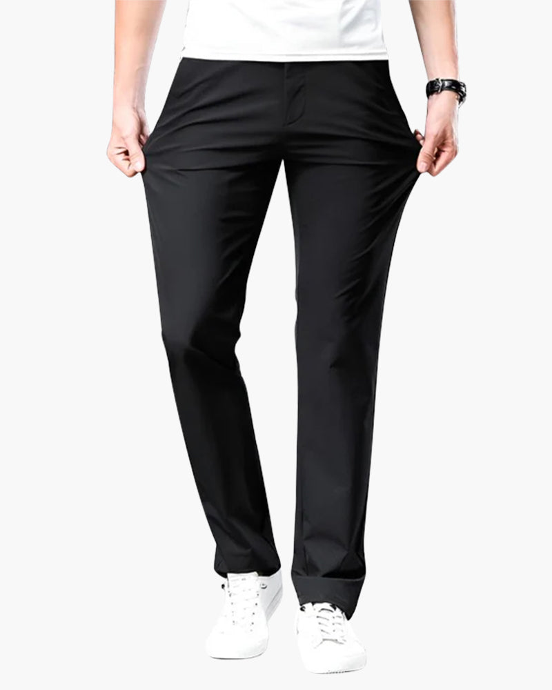 Pantalon Chino Élégant Taille Fine pour Homme
