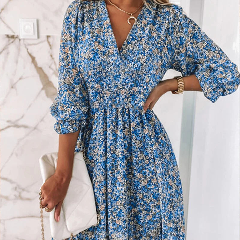 Robe Féminine Chic et Décontractée pour Femme | Taille Midi