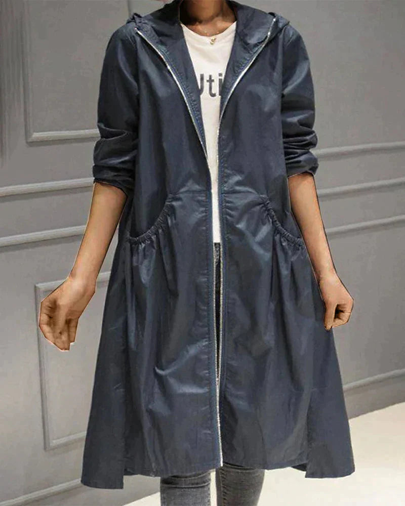 Manteau de Pluie Femme Élégant et Léger