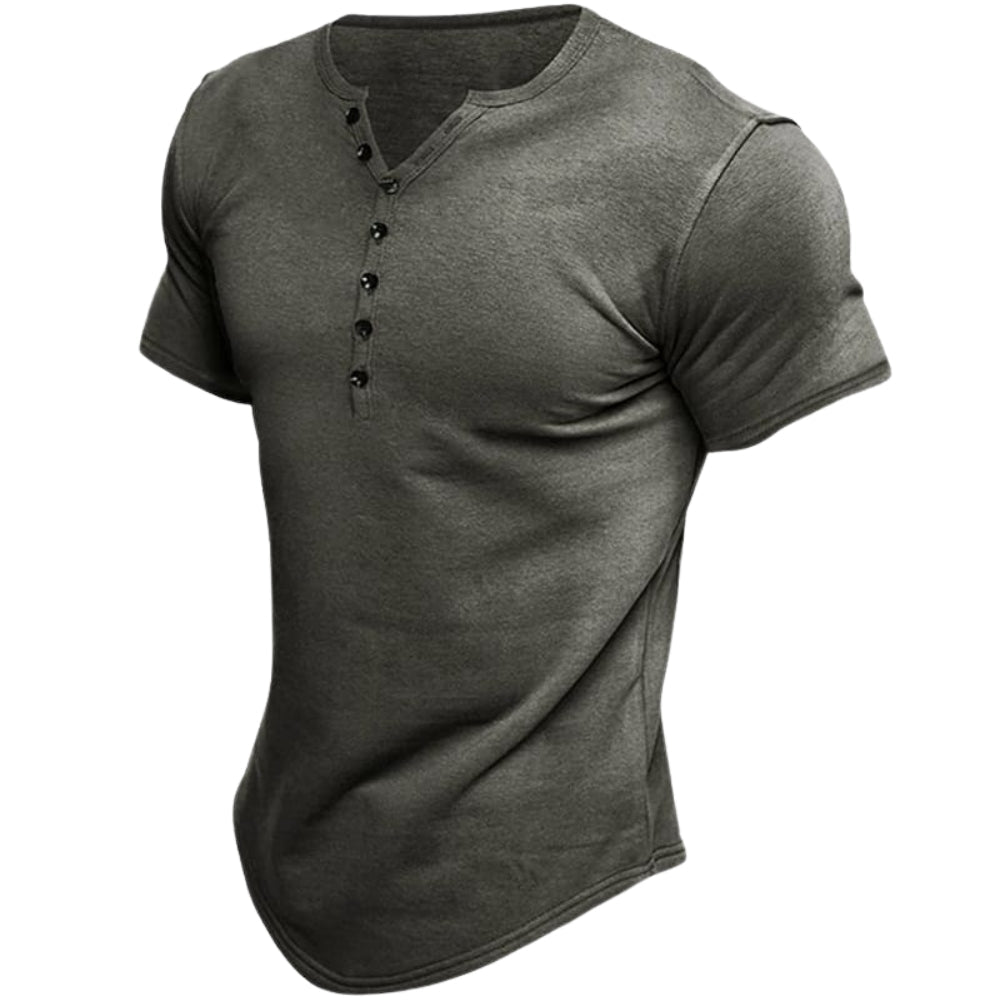 Chemise Homme Décontractée Col Rond