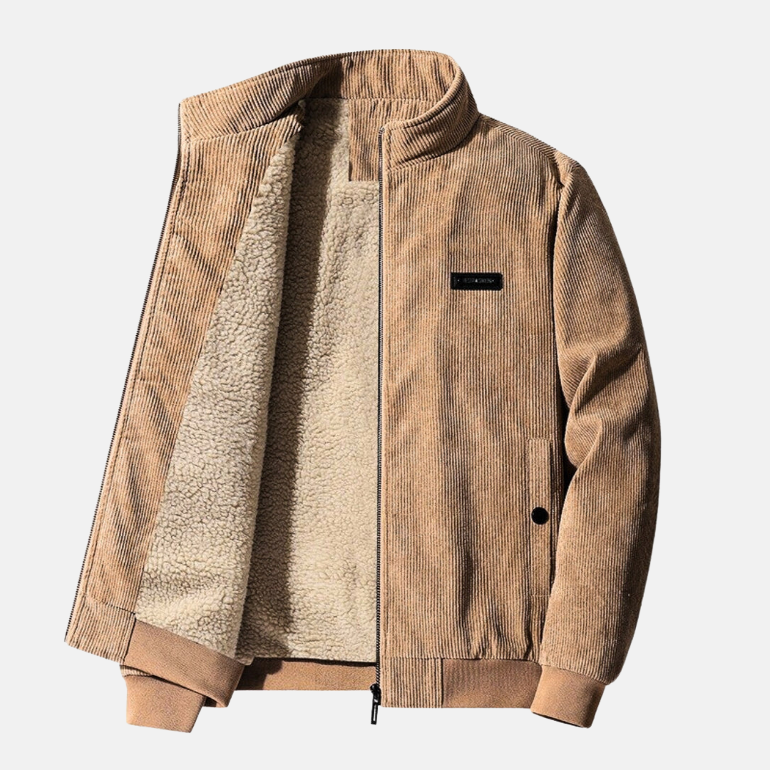 Veste Velours Côtelé Élégante et Douce