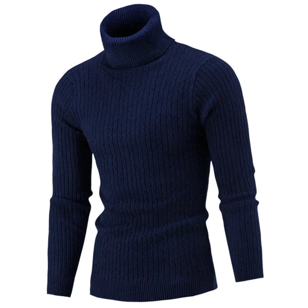 Pull Homme Hiver Chaleureux Col Roulé