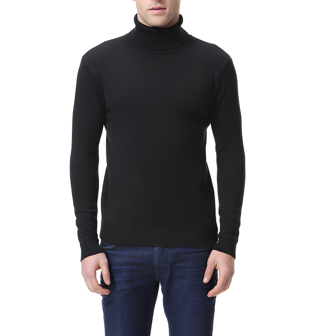 Pull À Col Roulé Élégant Pour Hommes