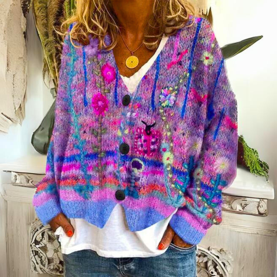 Gilet Femme Chic en Mohair - Cardigan Douillet et Raffiné
