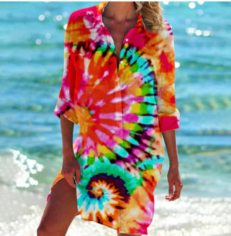 Robe de Plage Légère Été Femme