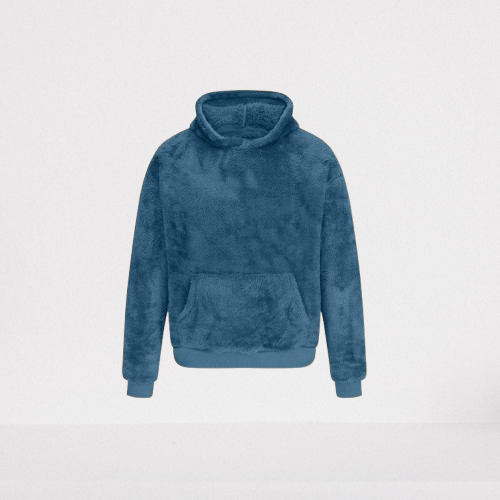 Sweat à capuche doux et chaud pour femme