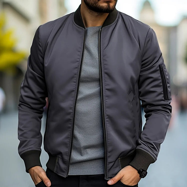 Blouson Sport Homme Col Montant pour Tout Usage