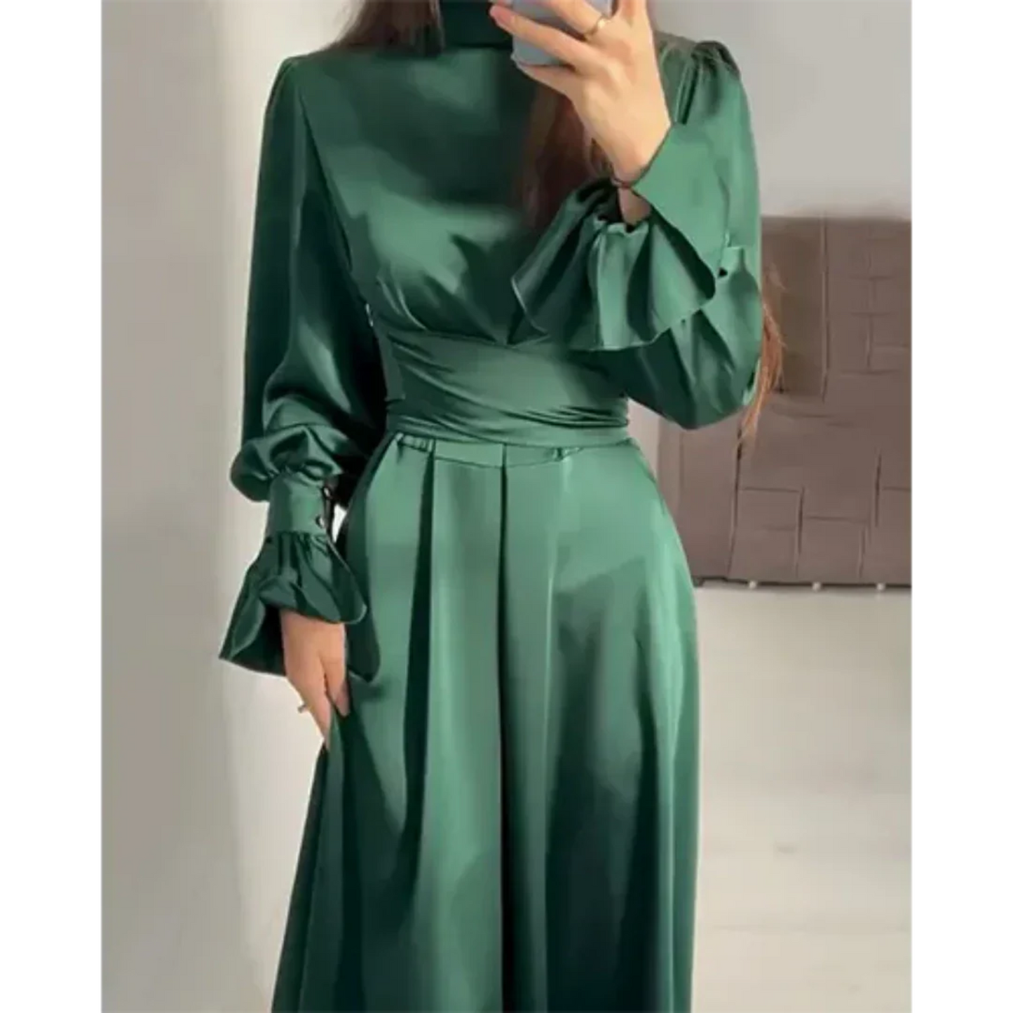Robe Longue Féminine Élégante pour Femme - luxestyle