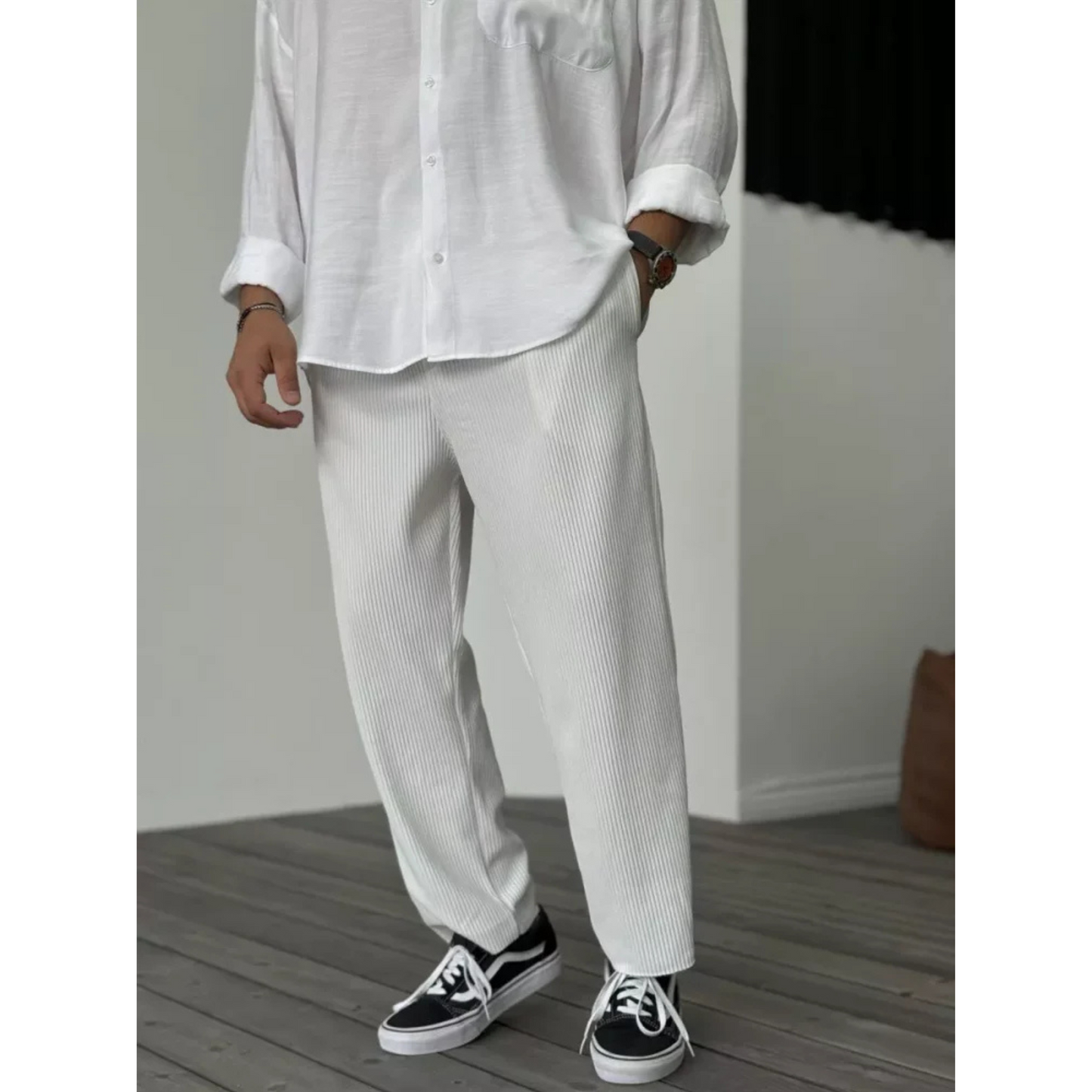 Pantalon Homme Urbain Chic et Confortable