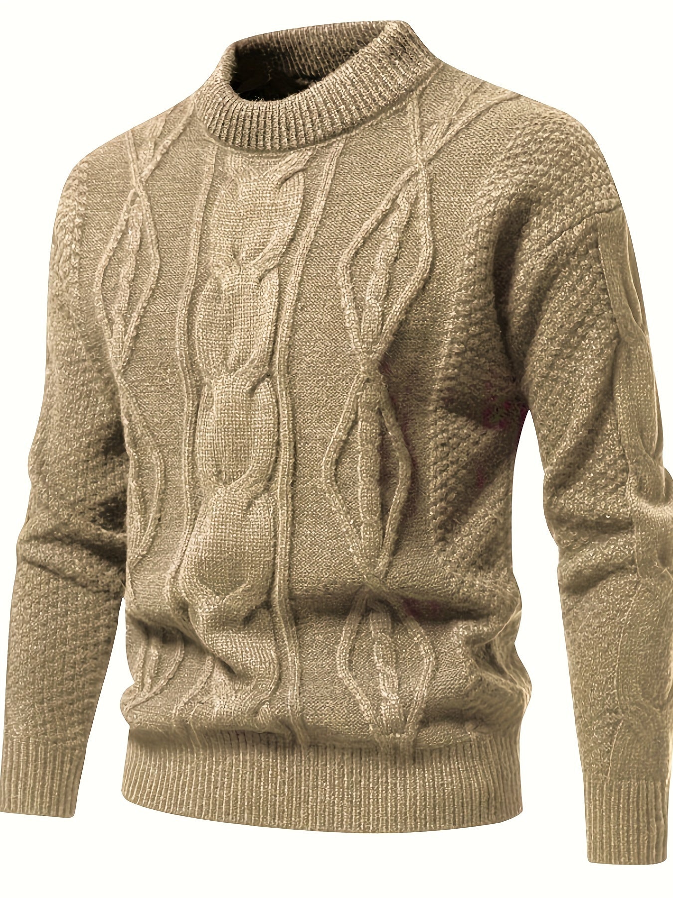 Pull en laine épais Marine pour Homme