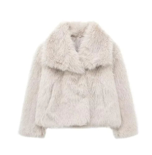 Veste Fourrure Artificielle Féminine Douillette