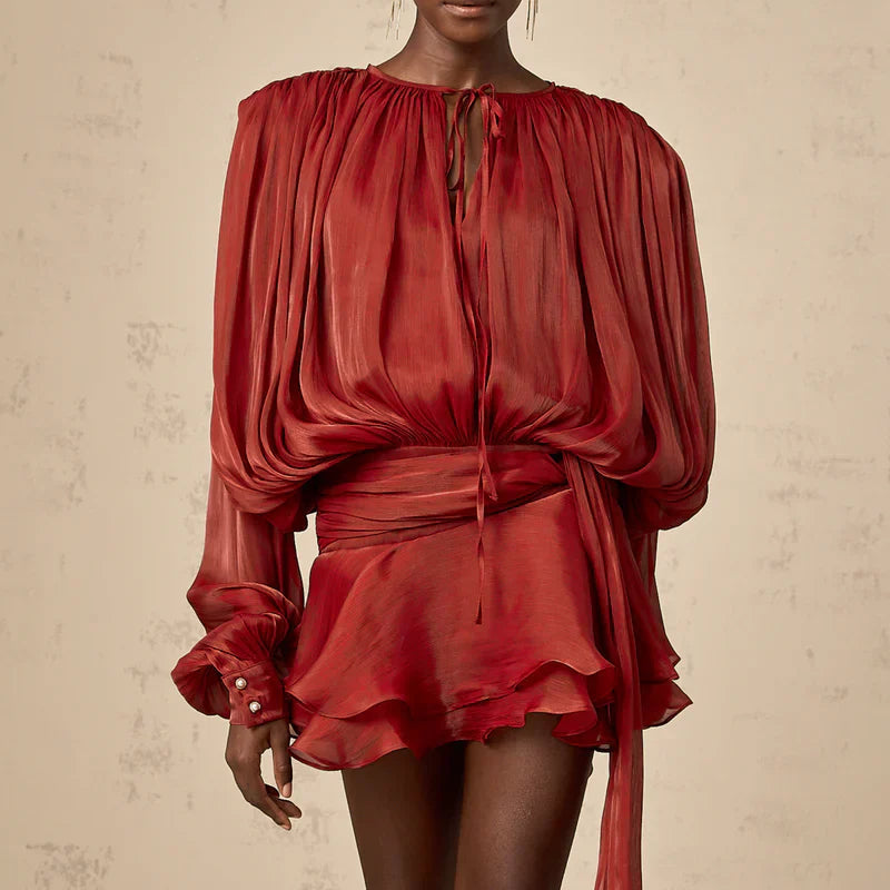 Robe Femme Décontractée à Manches Longues