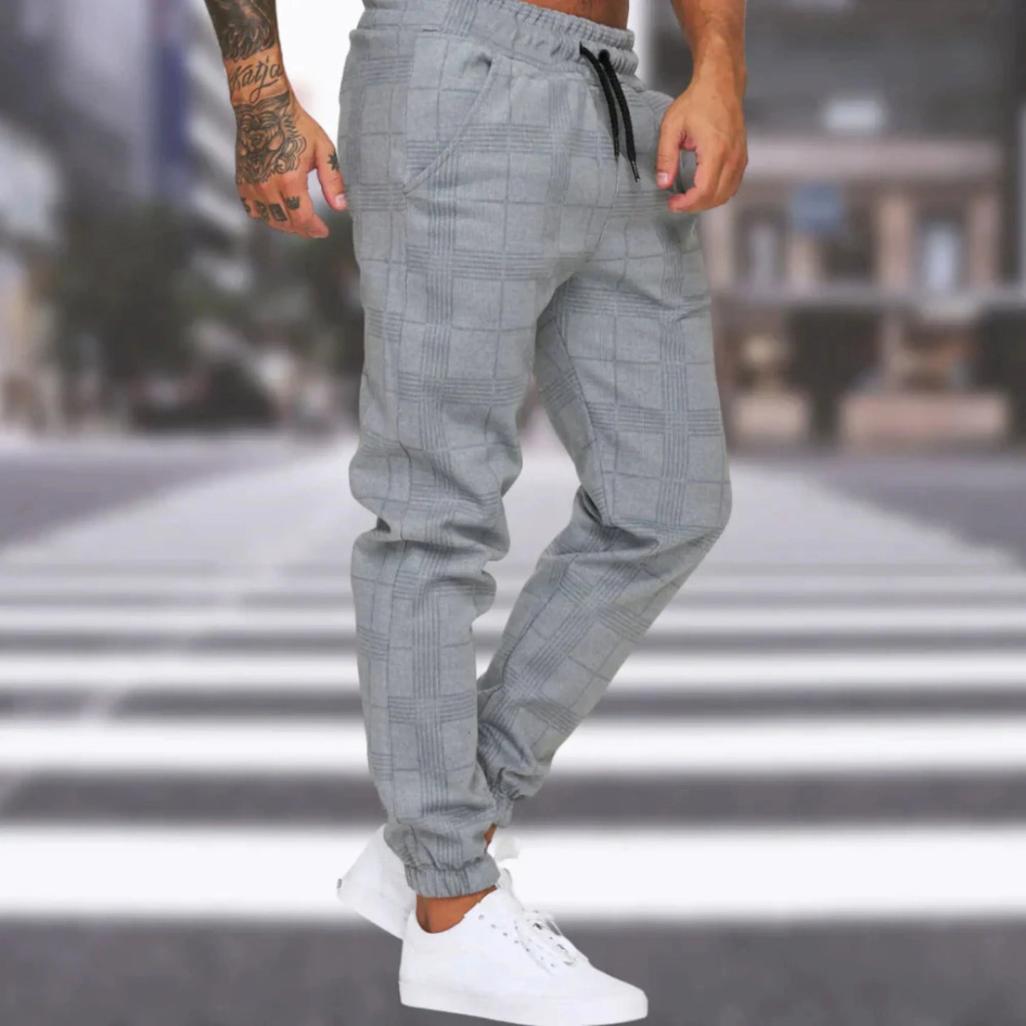 Pantalon Jogger Homme Rayé Sport