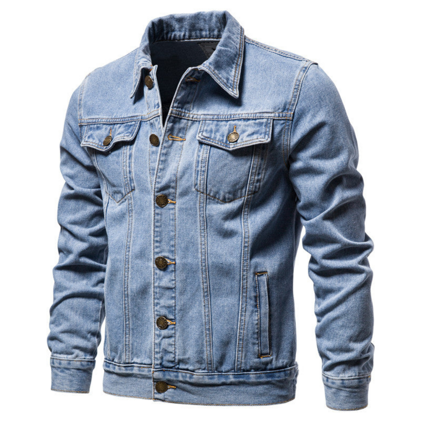Veste Denim Homme Casual