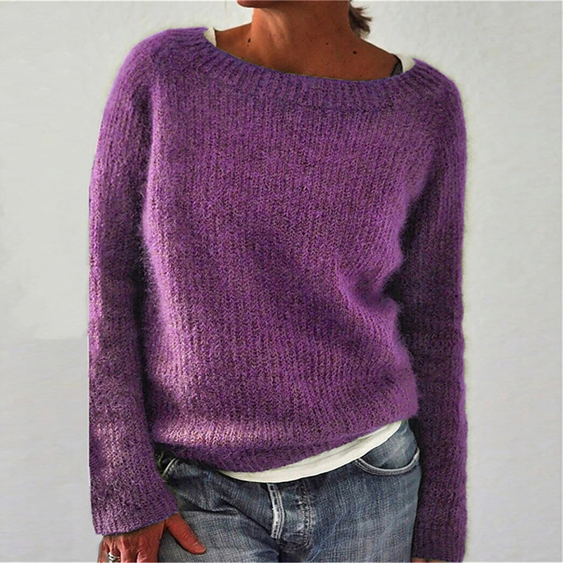 Pull Tricot Femmes Élégant Quotidien