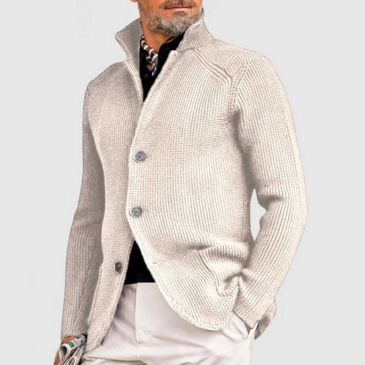 Veste Homme Tricoté Chic et Confortable pour Tous les Jours - LuxeStyle