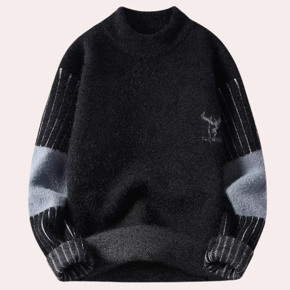 VINCENT - Pull en Tricot Moderne pour Hommes