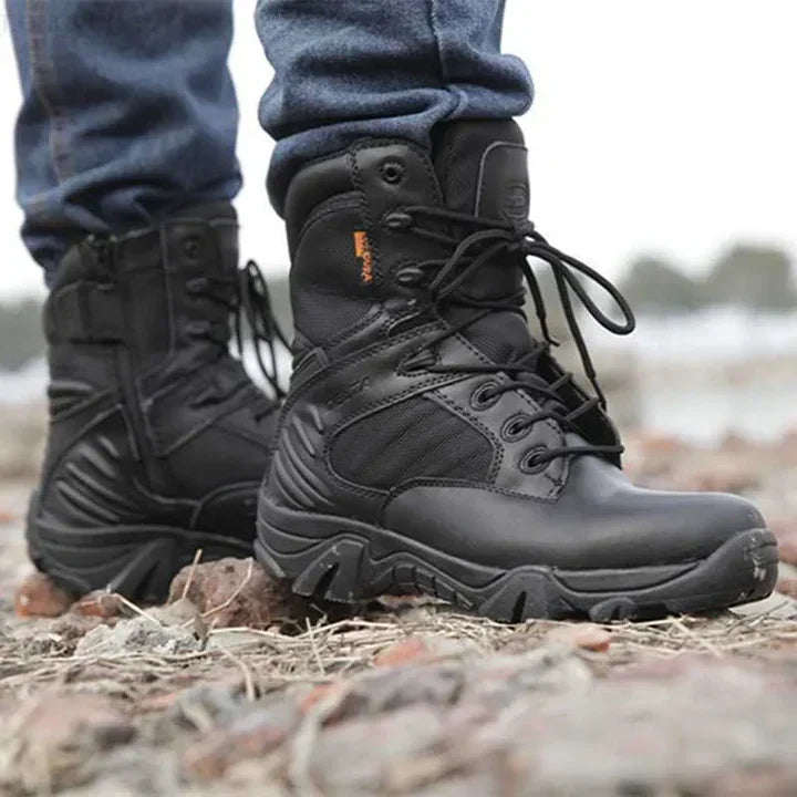 Bottes de marche militaires à fermeture éclair rapide