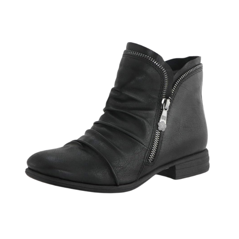 Bottines Élégantes à Talon Pointu avec Fermeture Éclair