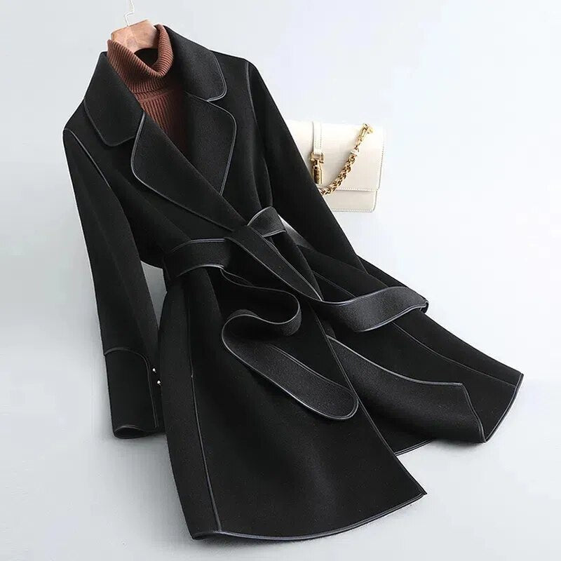Manteau Long Femme Élégant Imperméable