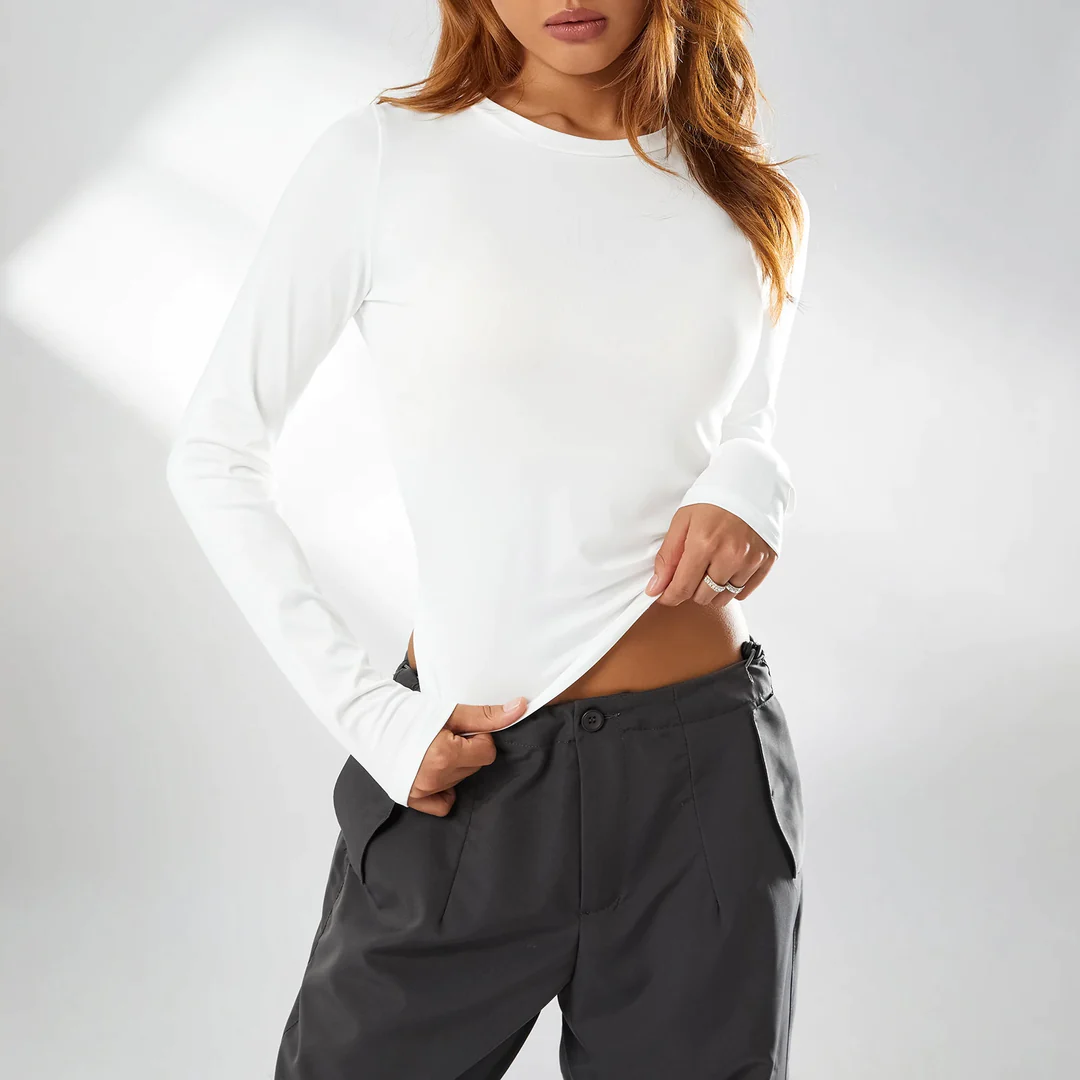 Top Femme à Manches Longues Élégant