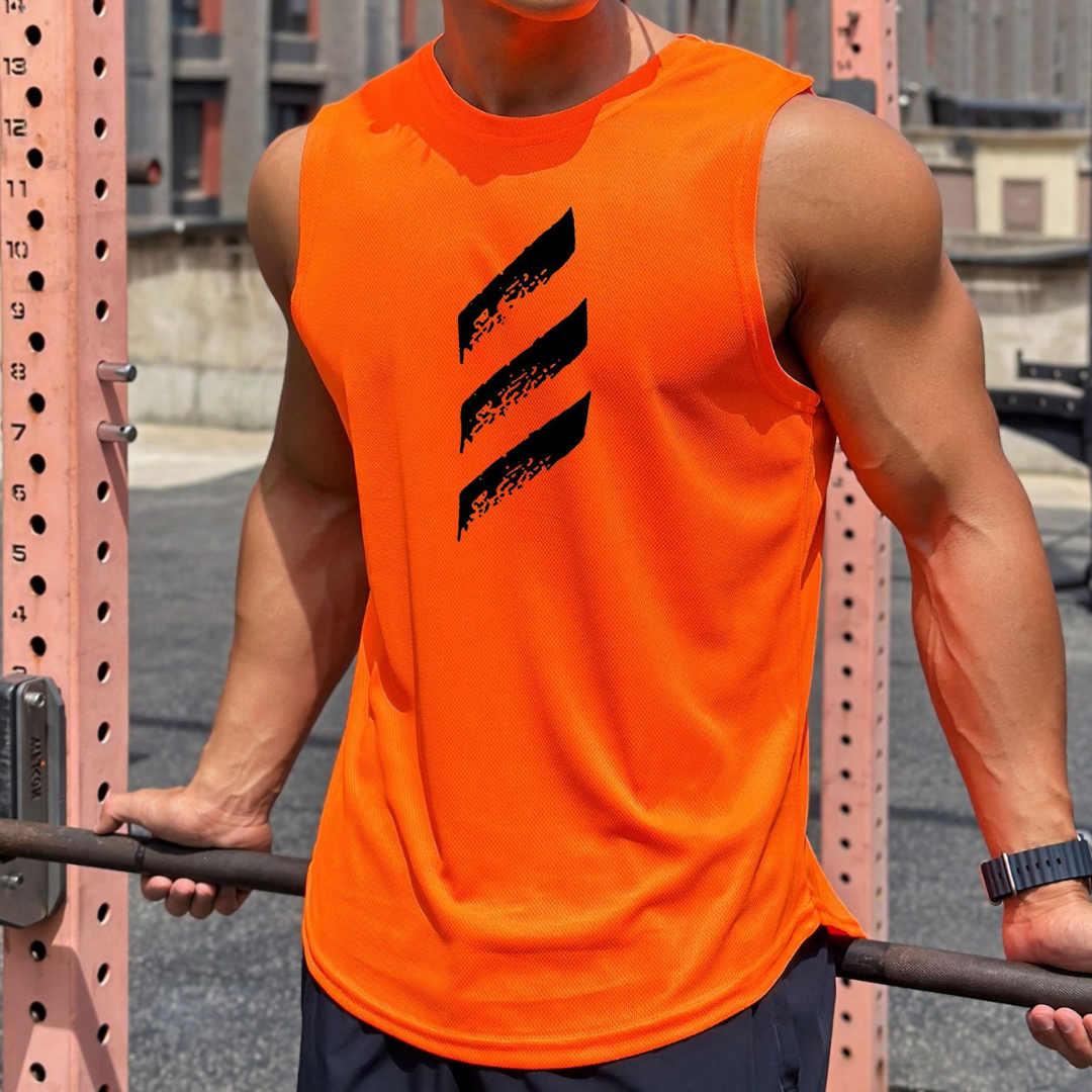 T-shirt De Sport Homme Musclé Sans Manches