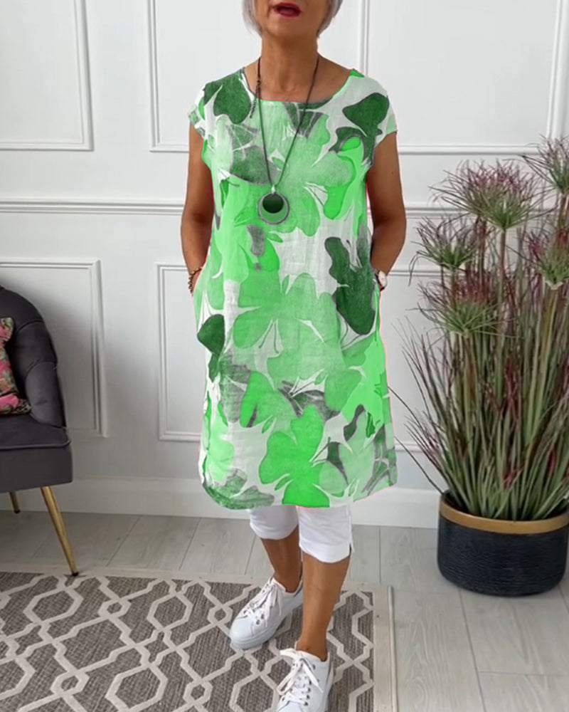 Robe Femme Élégante - Longue et Légère à Fleurs, Taille Fluide et Chic Féminin