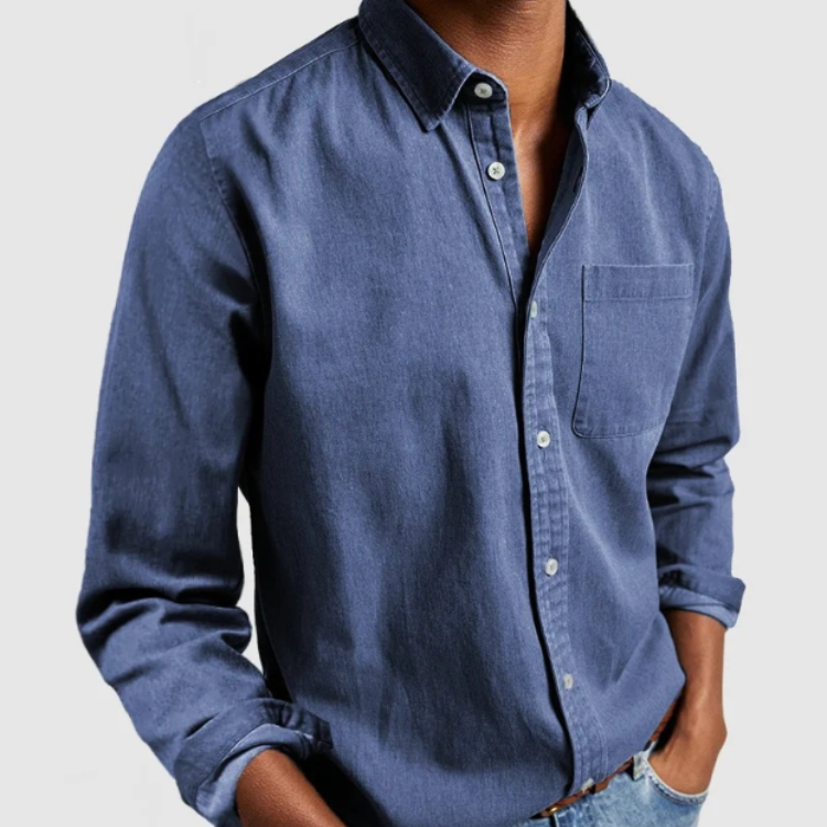 Chemise Élégante Homme Manche Longue
