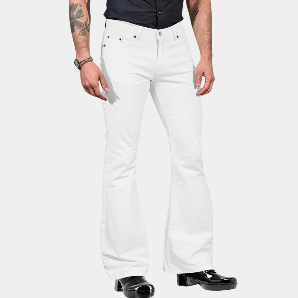 Pantalon Décontracté Homme Blanc