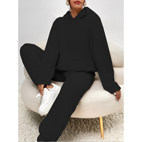 Ensemble décontracté femme à capuche casual
