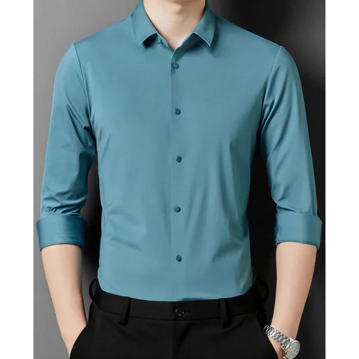 Chemise Homme Slim Fit Élégante Boutons