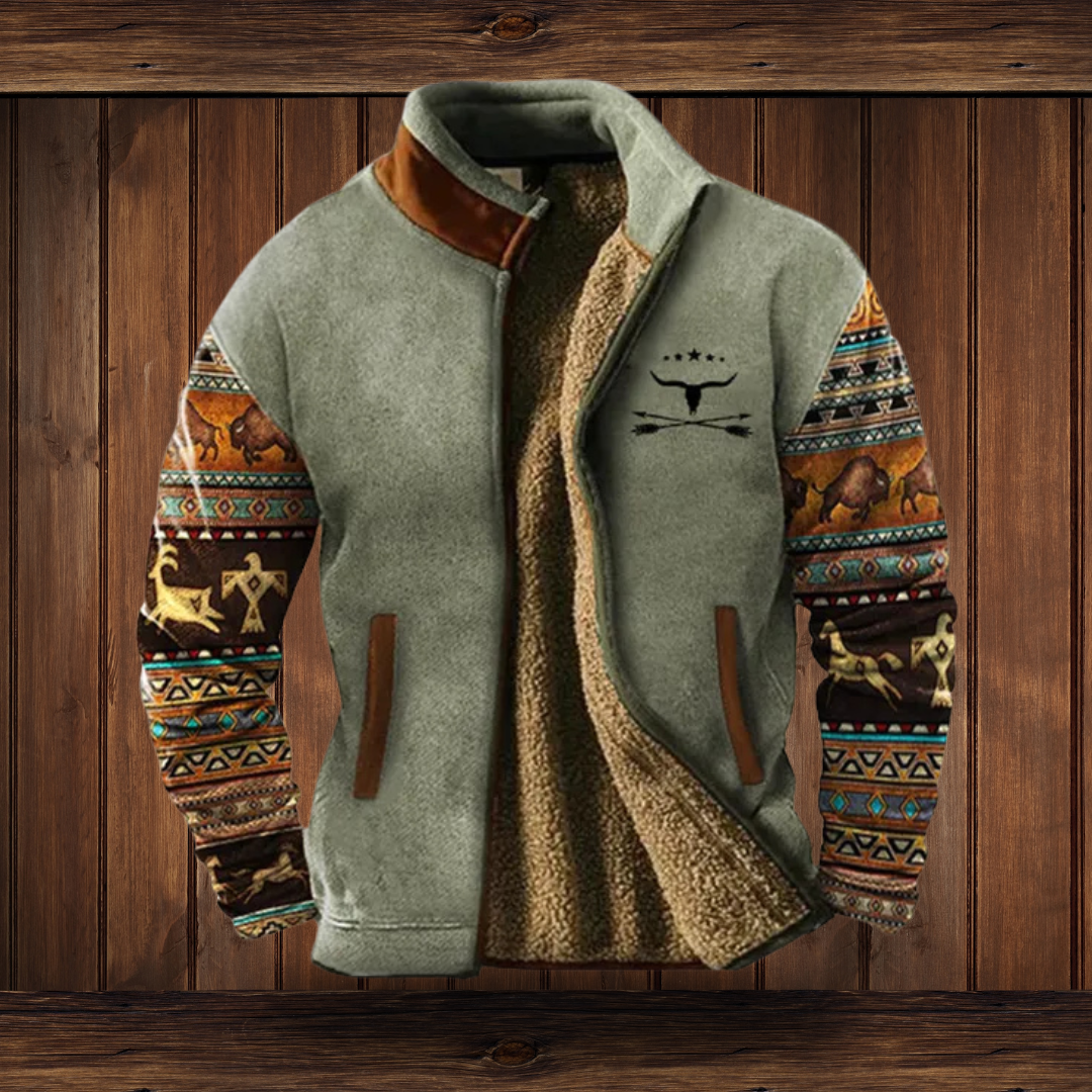 Veste Hivernale Éthique Doublée Polaire Beige