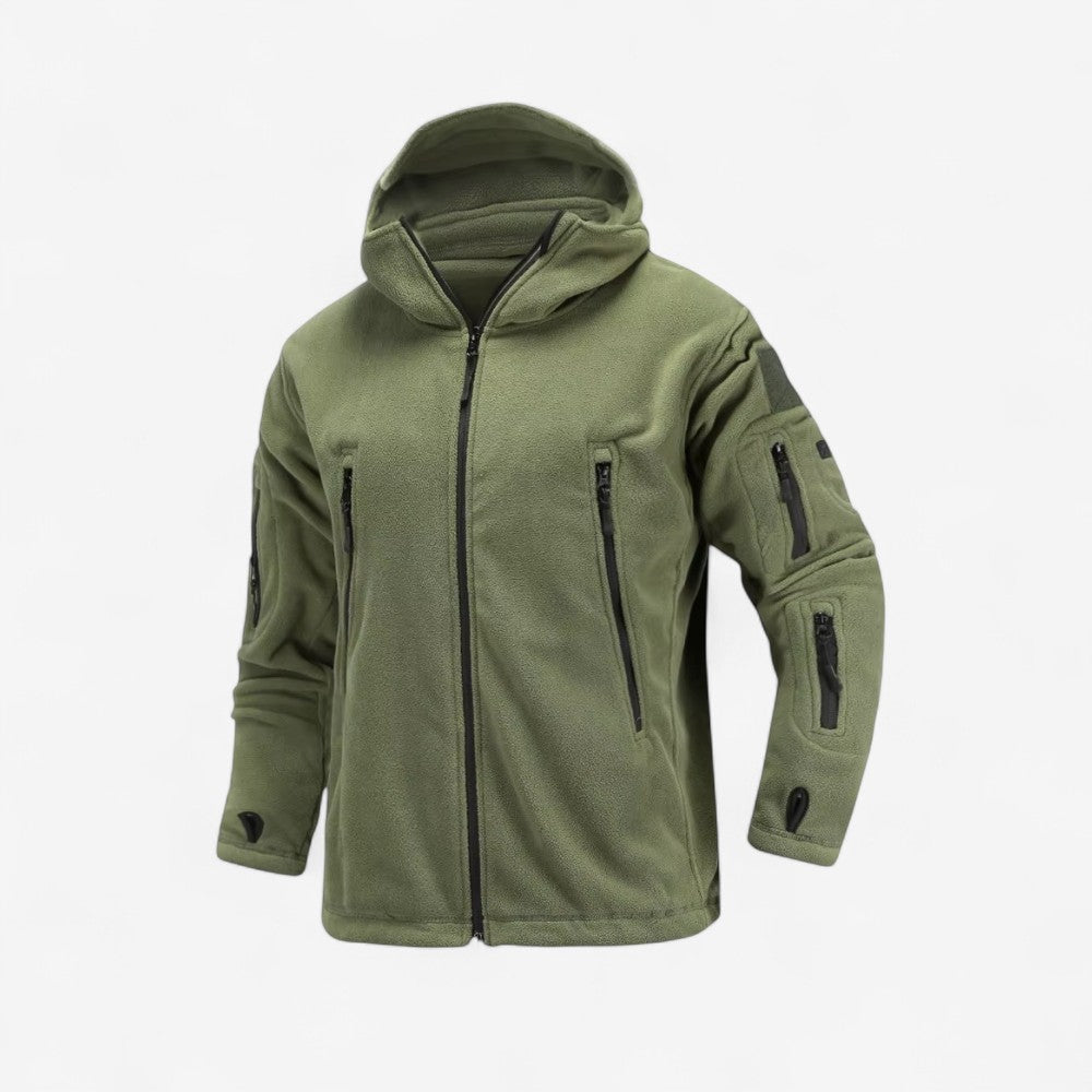 Veste Hiver Polaire Élégante avec Poches Sécurisées