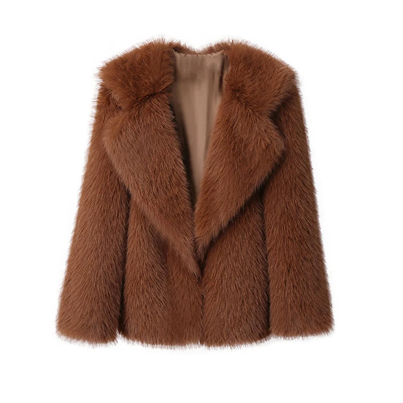 Manteau Femme Hiver Élégant avec Fermeture Cachée