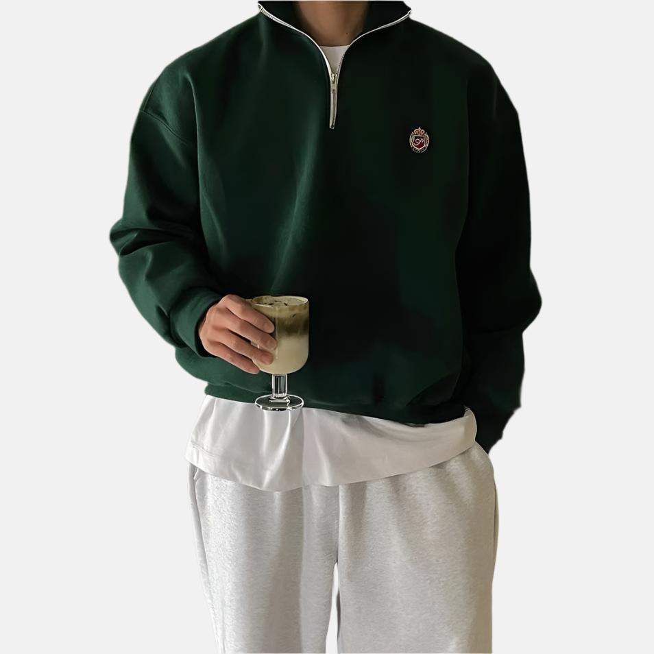 Sweat à Capuchon Brosse Simple pour Homme - LuxeStyle