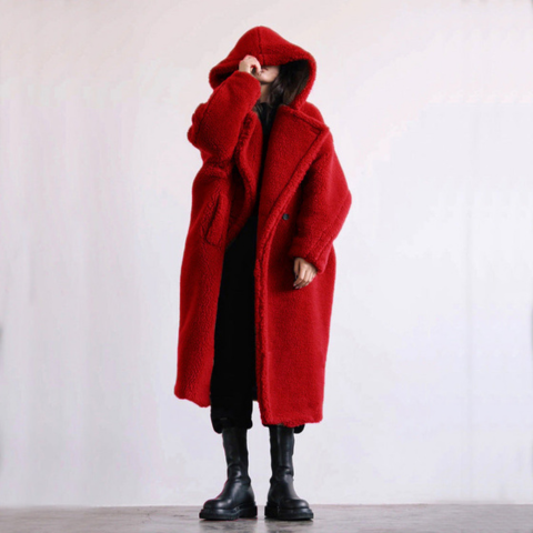 Manteau épais femme | Parka hivernale longue