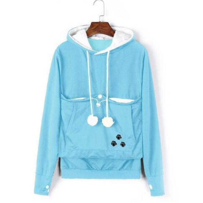 Sweat À Capuche Douillet pour Femme avec Poche Intérieure