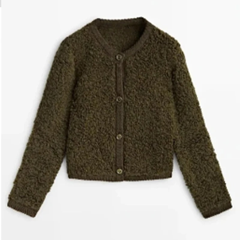 Cardigan Chic Boutonné pour Femme