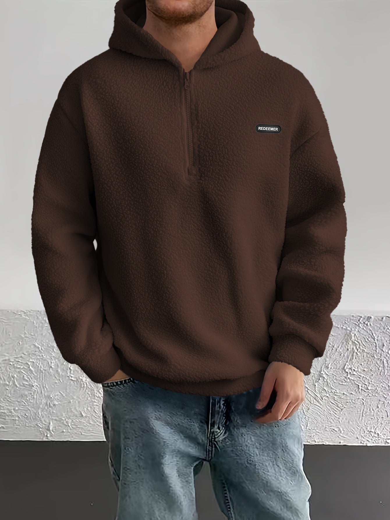 Sweat à Capuche Epais pour Homme Hiver