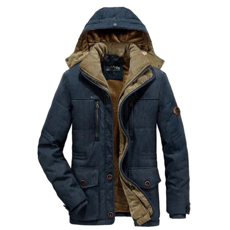 Veste Hiver Chaude pour Homme avec Capuche