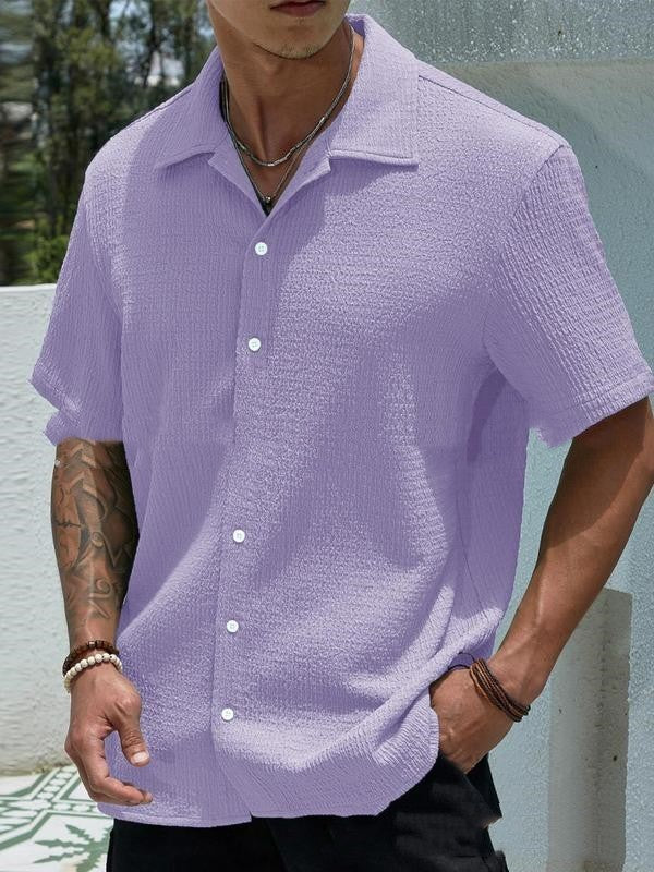 Chemise Homme Décontractée Été