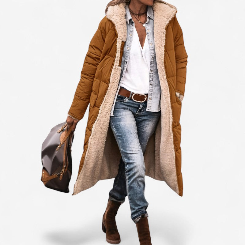 Veste Femme Élégante avec Manches Longues et Poches Profondes