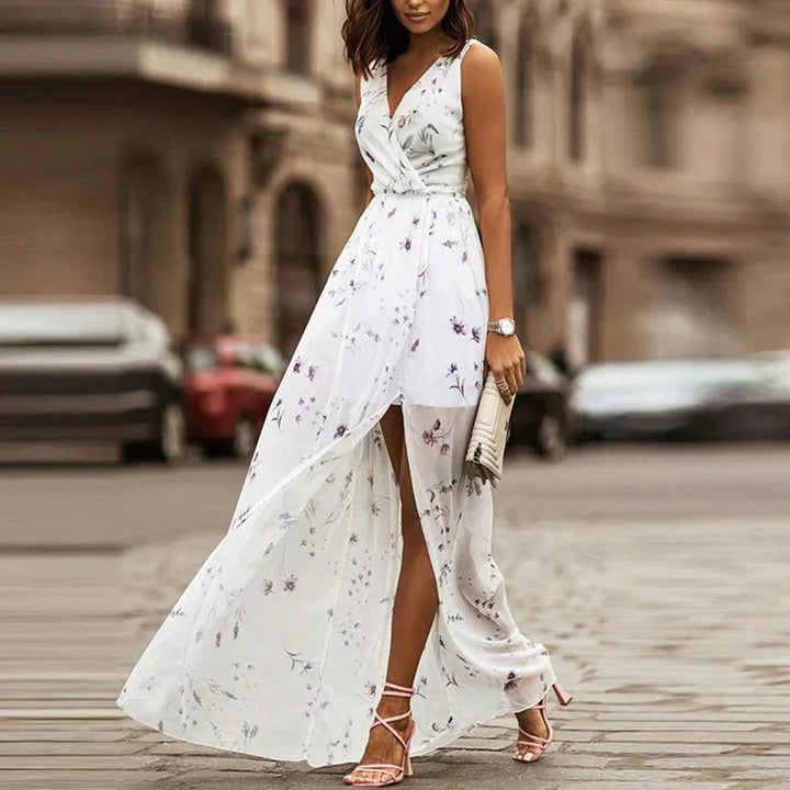 Robe Estivale Fleurs Colorées pour Femmes