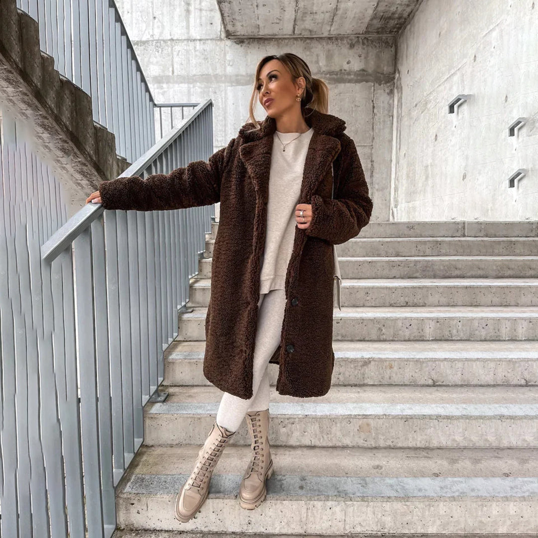 Manteau Femme Hiver Doux et Luxe